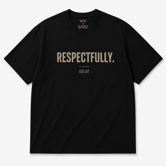 EST.87- Respectfully. Move With Intention.™ Tee